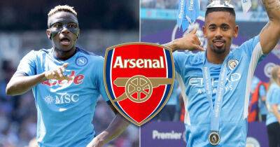 Arsenal 'keen to sign striker Victor Osimhen as well as Gabriel Jesus'