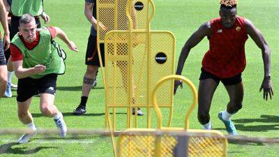 Tammy Abraham trains with Roma as Jose Mourinho chases European title record - in pictures