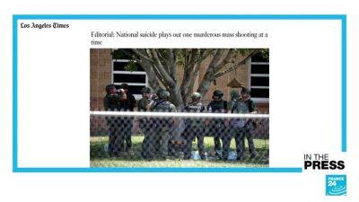 America's 'National Suicide': US papers digest yet another tragic mass shooting - france24.com - France - Usa - state Texas