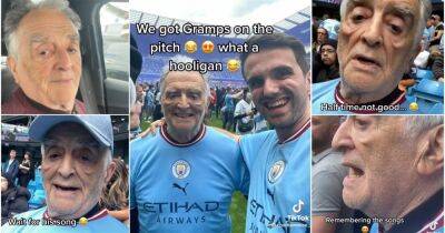 Man City fan took 84-year-old grandfather with dementia to Aston Villa game and it’s beautiful