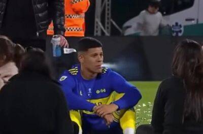WATCH | Ex-Man United defender Rojo smokes cigarette on pitch after Boca Juniors' cup win