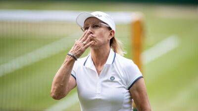 ‘Not an exhibition’ - Martina Navratilova says Wimbledon about more than ranking points after Naomi Osaka comments