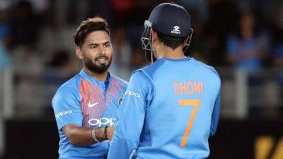"MS Dhoni Has...": BCCI President Sourav Ganguly On Why Rishabh Pant Should Not Be Compared With Former Indian Cricket Team Captain