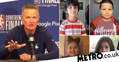 Steve Kerr - NBA legend Steve Kerr makes emotional gun control plea after Texas school shooting: ‘When are we going to do something?’ - metro.co.uk - Usa - state Texas - county Dallas - county Maverick - county Kerr