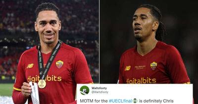 Fans praise 'outstanding' Chris Smalling after Roma's European final