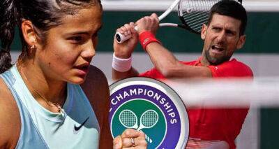What Novak Djokovic, Emma Raducanu and other top stars have said about playing Wimbledon