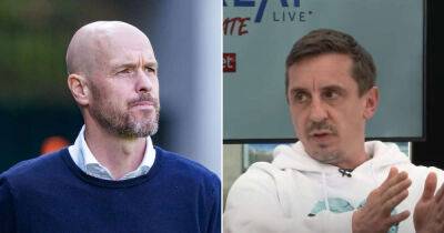 Gary Neville reveals his 'biggest fear' for Erik ten Hag at Manchester United