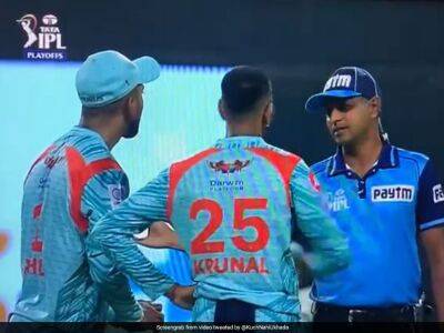Glenn Maxwell - Andy Flower - Kl Rahul - Watch: KL Rahul, Krunal Pandya Argue With Umpire After Dicey No-Ball Call - sports.ndtv.com - India - Sri Lanka -  Bangalore