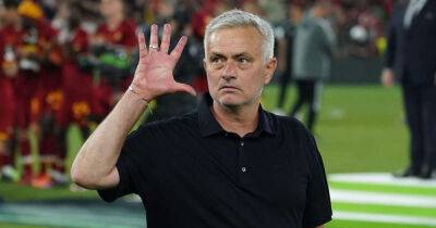 Mourinho’s five-finger salute hailed Roma glory & Conference League joy - msn.com - Britain - Estonia - Gibraltar - Armenia