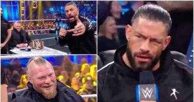 Roman Reigns 'put Brock Lesnar in a blender' with superb promo ahead of WrestleMania