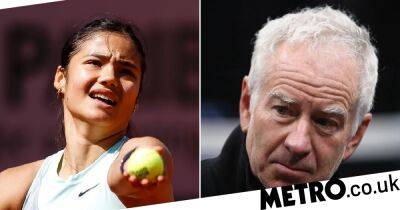 John McEnroe slams ‘unbelievable’ Emma Raducanu decision after French Open exit and says British tennis star looks ‘overwhelmed’