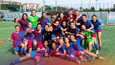 De récord: los números del Infantil femenino del Barça para arrasar en la liga masculina