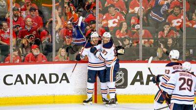 Leon Draisaitl - Johnny Gaudreau - Jacob Markstrom - Andrew Mangiapane - Edmonton Oilers eliminate Calgary Flames in 5 games to advance to Western Conference finals - espn.com - county St. Louis - state Colorado - county Coleman