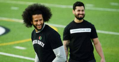 Colin Kaepernick - 'We only talk about people on our team', LV Raiders coach stays silent on Colin Kaepernick workout - msn.com -  Las Vegas