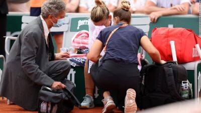 Simona Halep says she experienced a panic attack during her French Open defeat