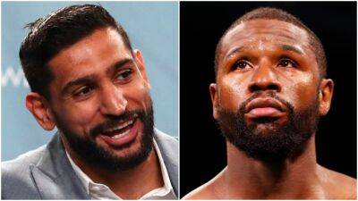 Amir Khan vs Floyd Mayweather: Retired British icon calls out boxing legend for exhibition bout