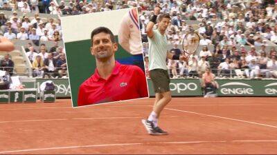 French Open: 'What a moment that is!' - Novak Djokovic smiles as Aljaz Bedene nails 'perfect' shot in Paris