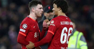 Trent Alexander - Jurgen Klopp - Mohamed Salah - Gary Neville - Andy Robertson - Andrew Robertson - Robertson admits Liverpool team-mate TAA ‘not too happy’ after Neville praise - msn.com - Scotland - Brazil