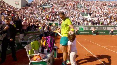 French Open: 'Nice gesture from Rafa' - Boy surprises Nadal in 'very special' moment after match in Paris