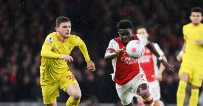 Liverpool star Andy Robertson proud of keeping Bukayo Saka 'quiet' during Arsenal clash