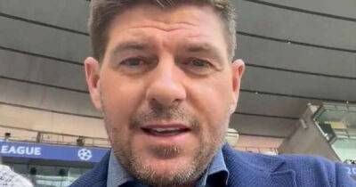 Steven Gerrard sends 'excited' Liverpool message and makes Real Madrid prediction