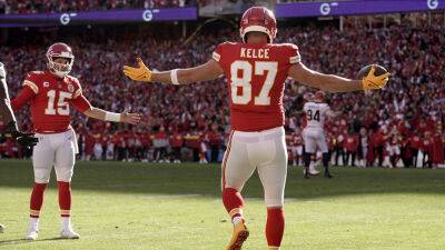 Travis Kelce - Michael Zagaris - Chiefs’ Travis Kelce focusing on team, considers money ‘secondary’ - foxnews.com - San Francisco -  San Francisco -  Las Vegas - state Missouri - state California -  Houston - county Santa Clara