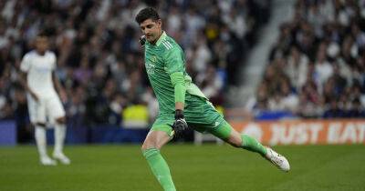 Jurgen Klopp - Carlo Ancelotti - Thibaut Courtois - Mohamed Salah - Federico Valverde - KEOWN TALKS TACTICS: Liverpool need to press Thibaut Courtois - msn.com - Manchester - France - Belgium -  Paris