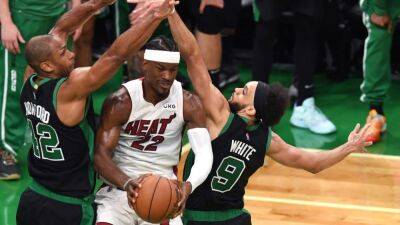 Behind Jimmy Butler’s heroics, Heat stun Celtics in Boston, force Game 7 in Miami