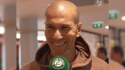 Lo tenía clarísimo: Zidane se moja de pleno sobre si su favorito es Nadal o Alcaraz - en.as.com
