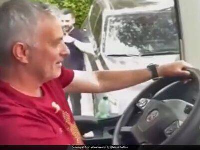 Watch: Jose Mourinho Drives Parade Bus After Making History With AS Roma