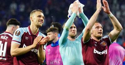 Sky Sports News - Declan Rice - David Moyes - Tomas Soucek - Mark Noble - Ryan Fredericks - Tomas Soucek transfer latest: Report completely rebuffs talk Hammers are listening to offers - msn.com - Czech Republic -  Prague