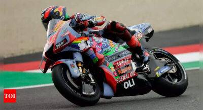 Rookie Fabio Di Giannantonio claims shock Italian MotoGP pole