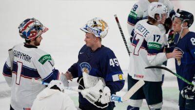 Finland tops USA in semis at men's hockey worlds - tsn.ca - Finland - Usa - Canada