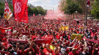 50,000 Liverpool fans flood into Paris for Real Madrid showdown in Champions League final