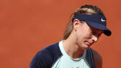 Third seed Paula Badosa forced to retire hurt as Veronika Kudermetova progresses at French Open