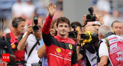 Charles Leclerc takes pole in home Monaco Grand Prix after Sergio Perez crashes