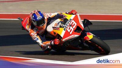 Detik-detik Marc Marquez Alami Highside di Kualifikasi MotoGP Italia