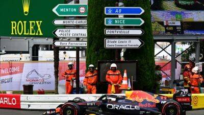 Max Verstappen - Christian Horner - Sergio Perez - Charles Leclerc - Carlos Sainz - Perez 'just a passenger' in Monaco qualifying crash - channelnewsasia.com - Mexico - Monaco -  Monaco