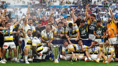 Ronan O’Gara celebrates La Rochelle’s shock last-gasp Champions Cup triumph