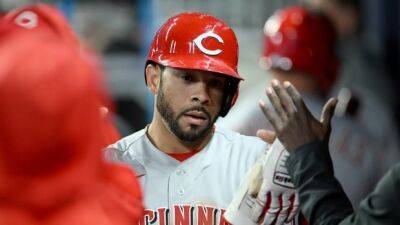 Tommy Pham - Reds' Pham suspended for 3 games for slapping Giants' Pederson over fantasy football dispute - cbc.ca - San Francisco - county San Diego