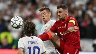 Liverpool hit post in goalless first half against Real Madrid