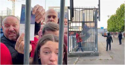 Liverpool fans filmed being pepper sprayed before Champions League final