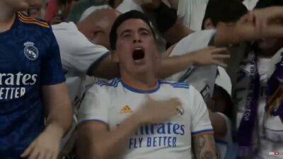 Así retumbó el Bernabéu con el gol de Vinicius tras la decepción del gol anulado a Benzema