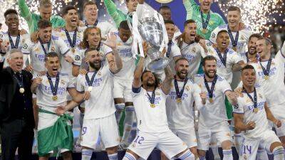 La alegría de los jugadores del Real Madrid en imágenes