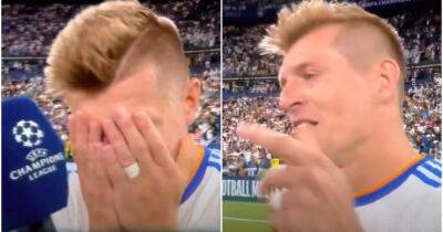 Toni Kroos raged at reporter after Real Madrid's Champions League win v Liverpool