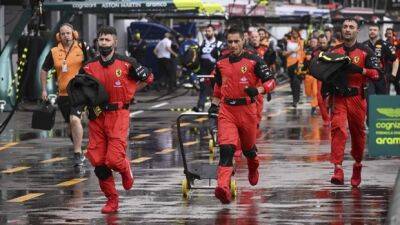 Monaco Grand Prix delayed as heavy downpour soaks track before start