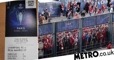 French minister blames ‘thousands of ticketless Liverpool fans’ for Champions League chaos