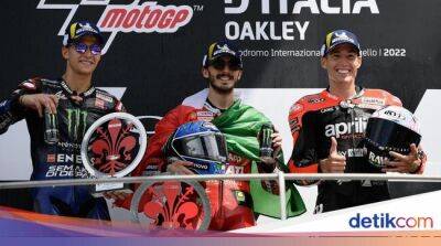 Klasemen Pebalap Usai MotoGP Italia 2022: Quartararo Masih di Puncak