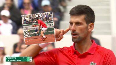 French Open: 'Come on then!' - Novak Djokovic points to ear to provoke crowd after incredible shot and booing