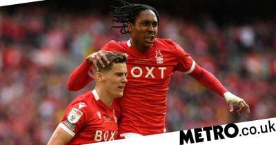 Jon Moss - Nottingham Forest - Brice Samba - Ryan Yates - Danny Ward - Levi Colwill - Ethan Horvath - Nottingham Forest promoted to the Premier League with narrow Play-Off final win over Huddersfield - metro.co.uk -  Chelsea -  Huddersfield